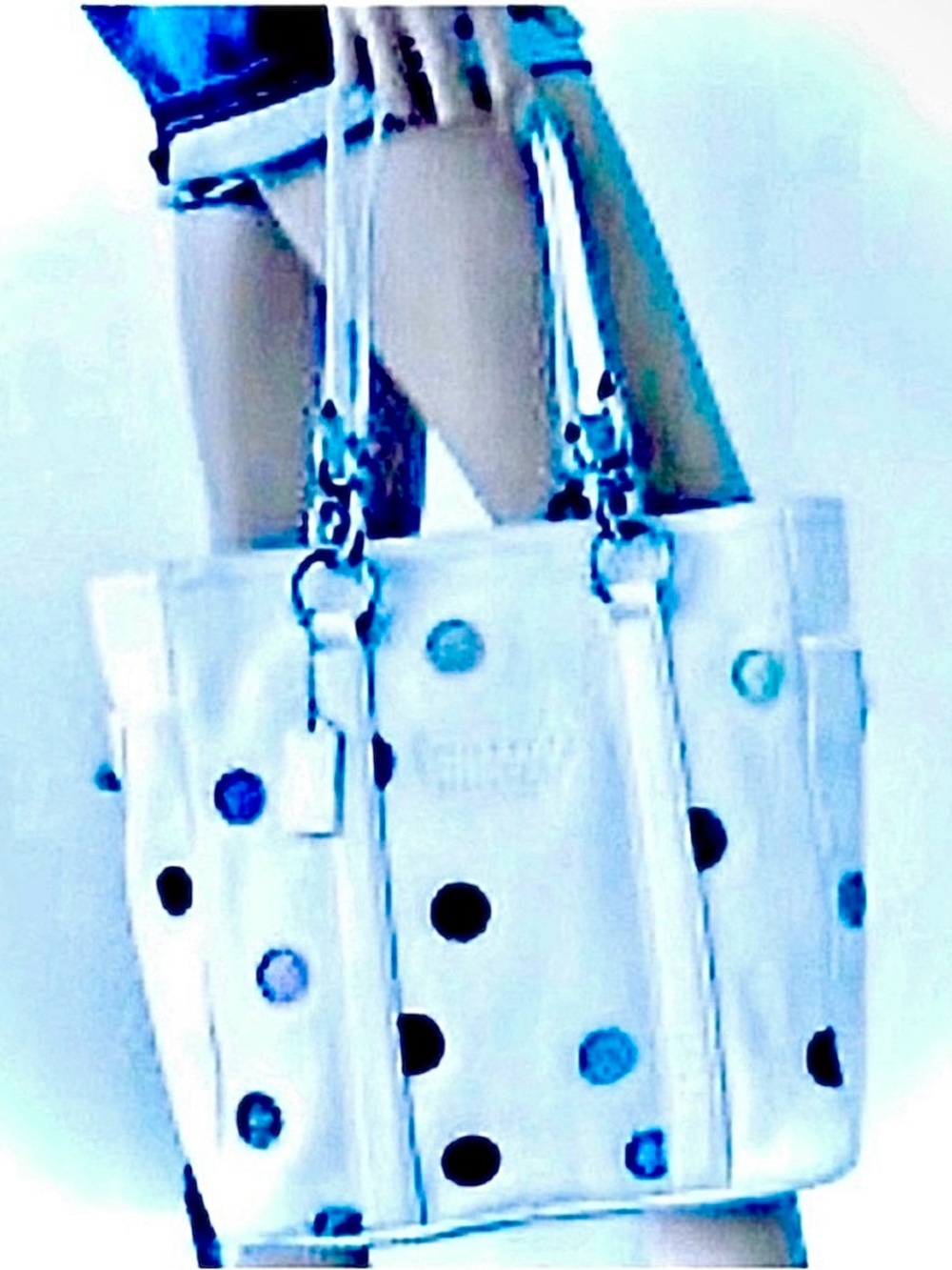Coach Limited Edition Polka Dot Lunch Gallery F09763 Leather